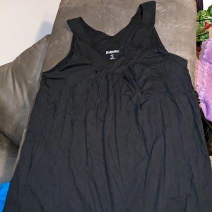 Black tank top